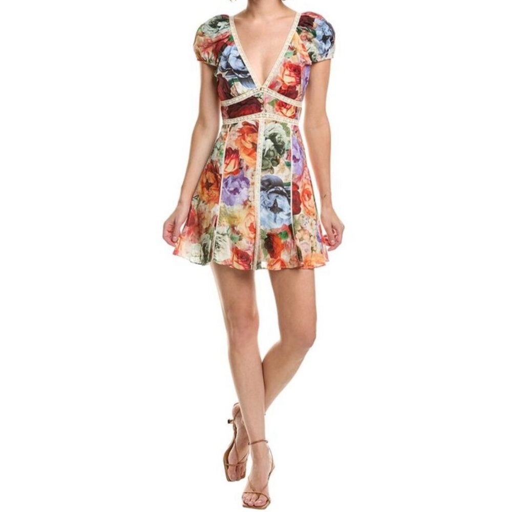 NWT alice + olivia dress in Storm Floral - Picture 2 of 9